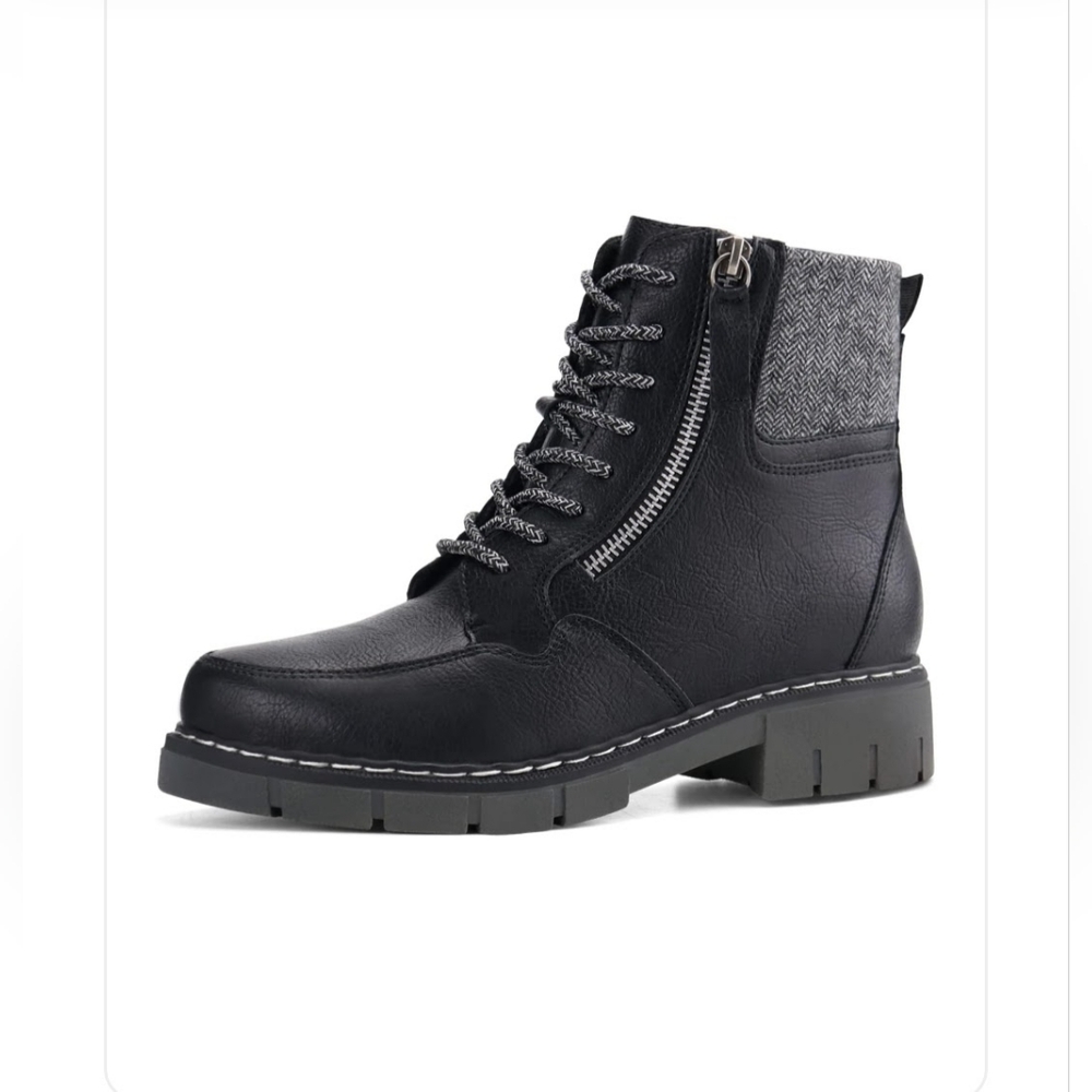 Starmerx Women's Lace Up Combat Boots Size 8
